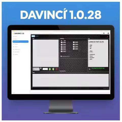2026 ECU Davincie 1.0.28 Pro Software De Programación De, Para Diagnóstico Automotriz, Compatible Co