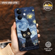 Vivo V60 Lite Silicone Softcase V50 Lite V50/ V40 V40 Lite Starry Night Motif/ | Case pro camera bla