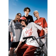 Korea Cotton 1 Oversize Short Sleeve T-Shirt CMDXY9473 Men Women Striped Letter Cartoon Loose Summer