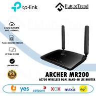 TPLink AC750 Wireless Dual Band 4G LTE Router (Archer MR200)