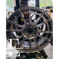 新 NEW SPORT RIM 18 INCH RAXER RM3580 4PC RIM X50 S70 VELLFIRE (KENA BELI 2 KALI 1PAY 2PC 1BOX POS)(需