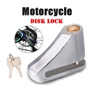 JD1/19-摩托车/脚车/自行车轮胎白钢锁【现货/READY STOCK】Motorcycle/ motorbike/ bicycle/ bike steel wheel/ tyre/ tire reliable disk lock