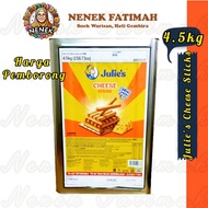 Julies's cheese sticks 4.5kg/ Julie's Tin Biscuit/ Biskut keju batang/ Halal
