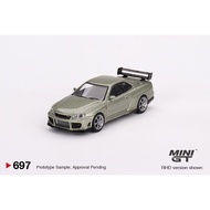 Mini GT 697 Nissan Skyline GT-R (R34) Tommykaira R-z Millenium Jade