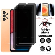 4Pcs For Samsung A13 Glass Samsung Galaxy A13 Tempered Glass 9H HD Privacy Anti-Spy Cover Glue Scree