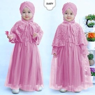 Gaun Dress Baju Gamis Anak Perempuan Umur Usia 3 4 5 6 Tahun Thn Th