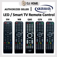 ORIGINAL DAWA / FUKIZU/ MECK REMOTE CONTROL 24 INCH 23 INCH LED TV WB Remote(EM) Smart(EM) QT-8 QN5 ST8 BUBBLE WRAP