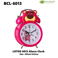 BCL-6013 LOTSO 6013 Alarm Clock Jam Loceng Lotso Bell Alarm W9cm*H12cm