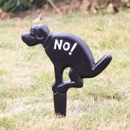 Puppy Cast Iron Garden Sign Art Garden Insert Garden Prohibition Cast Iron Sign Decoration Outdoor A