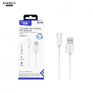 สายชาร์จเร็ว 2.4A Type C ชาร์จไว เสถียร ปลอดภัย ใช้ได้ทุกรุ่น ของแท้ Energy พร้อมส่ง
