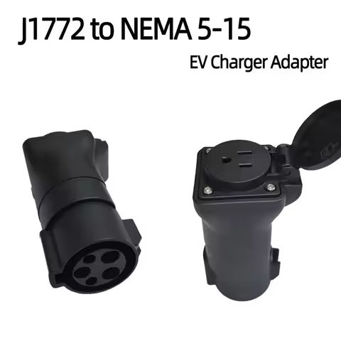 Electric Vehicle EV Charger J1772 adapter Nema 5-15 wall outlet with 240V output 32A EV Charger Adap