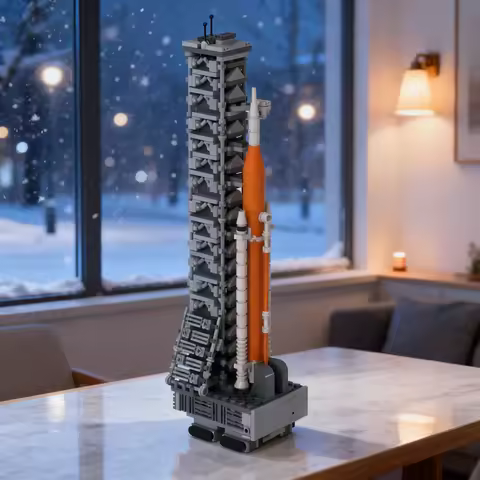 616pcs MOC Artemis I Space Launch System Miniature Icons Model Building Blocks Toys DIY Education Co