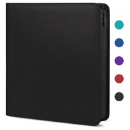 12-Pocket Zippered Binder With 20 Double-Sided Pages, Holds Up To 480 Side-Load Slots, Suitable For 