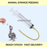 FREE CABLE TIE Animal Syringe Feeding Bird Syringe Syring Burung Syring Handfeed Syringe 10ml Bird Tube Tiub Burung