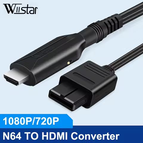 N64 to HDMI Converter, Plug and Play 1080P For N64 To HDMI Converter Cable HDMI Cable for N64 & Supe