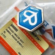 Vespa Classic Badge Logo Emblem For Vespa Excel 150, PX 200 Old Model, LML & T5 (Light Blue Colour)