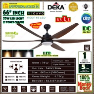 Recavo DC Fan Remote Control Ceiling Fan DC Inverter Motor Ceiling Fan LED Lihgt / Deka Ceiling Fan