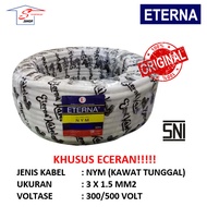 Kabel 3 x 1.5 mm2 NYM ETERNA ECERAN / Kabel Kawat Tembaga (ECERAN)