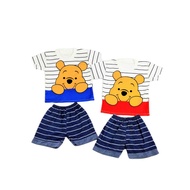 KATUN Baby Boy Clothes Set 0-6 Months 6-12 Months Short Sleeve Cotton Baby Boy Clothes Baju Baby Boy