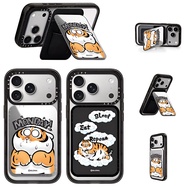 Bu2Ma Tiger Magnetic Mirror Card Holder Kickstand Kick Stand for iPhone Universal Android Phones