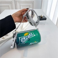 2025 Fashionable High-Value Cola Bag Can-Pull Bag Shoulder Chain Bag Cola Bottle Messenger Small Bag
