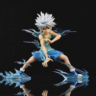 Bandai | ใหม่Hunter×HunterอะนิเมะตัวเลขKillua Zoldyckรูป19ซม.Pvc Action Figureชุดตกแต่งคอลเลกชันเครื