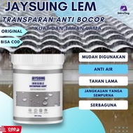 Lem Anti Bocor Rembes Atap Genteng Dinding Transparan Jaysuing | Lem Oles Waterproof Cat Perekat Ant