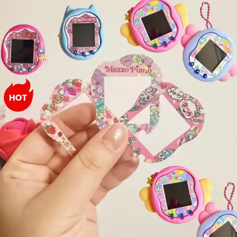 2025 New In Stock Tamagotchi Uni Faceplate Silicone Protective Film Kawaii Sticker Cute Tamagotchi O