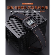 Suitable for Casio Small Square Watch AE1200/1300/1500 DW-H5600 W-218H Silicone Watch Strap