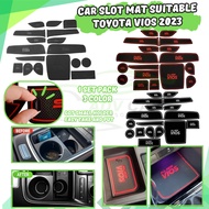 Toyota Vios 2023-2025 Interior Slot Mat