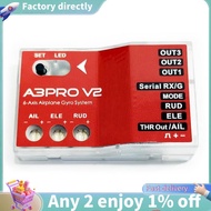E7-A3 Pro V2 6- Gyro Stabilizer/Gyroscope Flight Controller for RC Fixed-Wing/-Wing V-Tail Elevator 