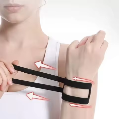 1Pcs Adjustable Soft Thin Sports Yoga Wrist Band Pain TFCC Tear Injury Brace Fitness Sprain Protecti