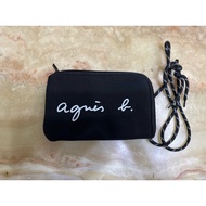 Agnes b Strap Black Small Bag