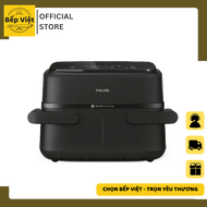 Nồi chiên không dầu Airfryer Hai ngăn Philips NA150/00 - 7.1L - Bảo hành 2 năm
