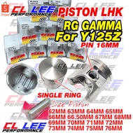 2T PISTON LHK RG GAMMA 150 SINGLE RING MODIFY TO Y125Z Y125ZR 62 63 64 65 66 67 68 69 70 71 72 73 74