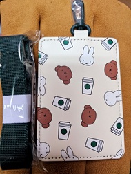 กระเป๋าบัตรสตาร์บัค Starbucks + miffy **ของแท้** Collection 23 Dec24