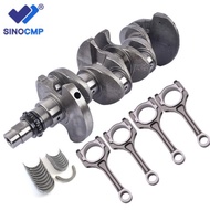 Promotion G4FD Engine Crankshaft & Rods & Bearing Set 23110-2B610 23510-2B010 21020-2B100 For Hyunda