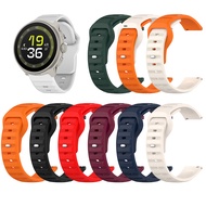 For SUUNTO RUN Watch Strap Reverse Buckle Silicone Wristband