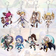 Acrylic Keychain Mobile Legends: Bang Bang Game Cartoon Decoration School Bag Small Pendant Gift Key