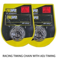 Lc135 / Y15 protaper adjustable timing gear + timing chain set 96L & 98L