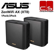 ASUS ZenWiFi AX (XT8) AX6600 Tri-Band Mesh WiFi 6 System - 1Pack/2Pack