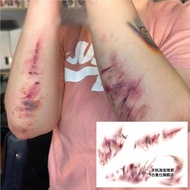tattoo sticker waterproof halloween tattoo Halloween Tattoo Sticker Fake Scar Sticker Fake Wound Sti