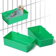 1Pc Bird Water Bath Tub Pet Bird Bowl Parrots Parakeet Birdbath Cage Hanging Small Parrot Cage Pet Bird Cage Accessories