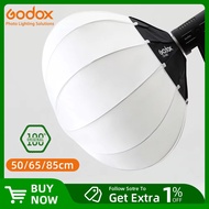 Godox CS-50D 50cm CS-65D 65cm CS-85D 85cm Lantern Quick-install Portable Round Shape Softbox Light f
