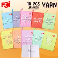 LCI Spiral WITH YARN Notebook comes with New Different Design for Elementary-Highschool Use 80's x 1