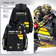 MOONEY VR46 MOTOGP Motorcycle Riding Hooded Jacket Hooded Top Jacket Jacket Racing Suit