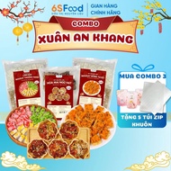 Combo 3 Set XUAN AN KHANG to make Premium Nougat Candy, Snowflake Nougat and Five-Grain Apricot Blos