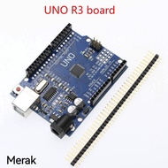 หนึ่งชุดUNO R3 CH340G + MEGA328Pชิป16MhzสำหรับArduino UNO R3บอร์ดพัฒนา + สายUSB