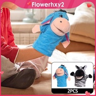 [Flowerhxy2] Animal Hand Puppets with Movable Mouth, Kids Puppets Educational Toys for Telling Play Ages 2+ Kids