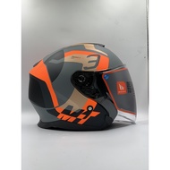 MT Helmet Thunder 3 SV Jet Silton C4 Matt Flour Orange